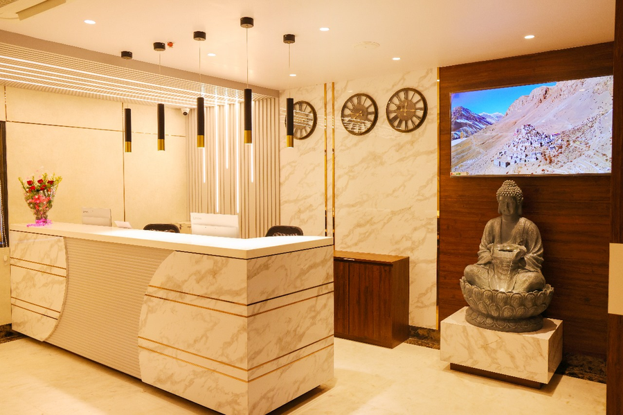 Reception desk